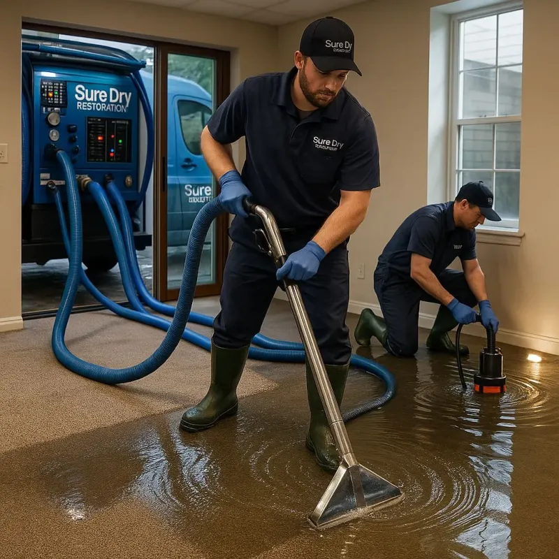 Water Extraction and Removal process in Mooresville, NC